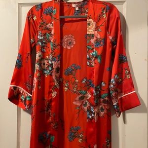 Beautiful red robe! sexy and silky❤️